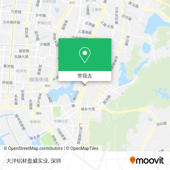 大洋铝材盈威实业地图