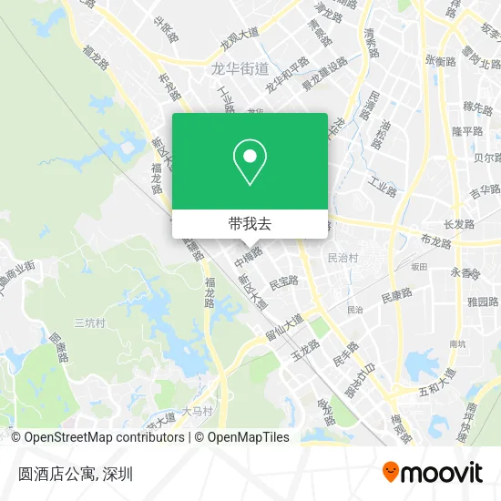圆酒店公寓地图