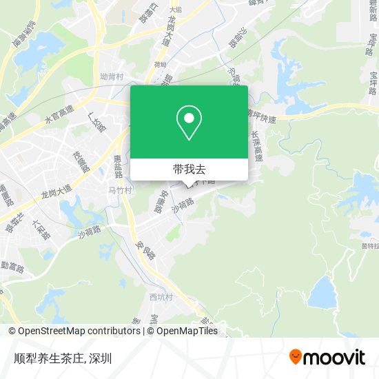 顺犁养生茶庄地图