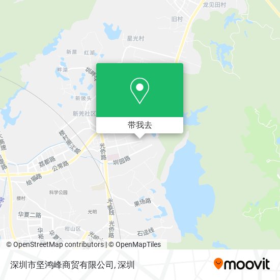 深圳市坚鸿峰商贸有限公司地图
