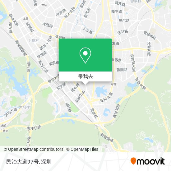 民治大道97号地图