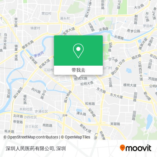 深圳人民医药有限公司地图