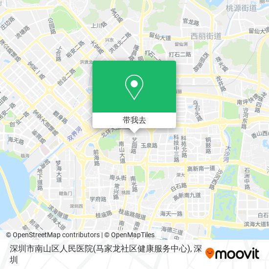 深圳市南山区人民医院(马家龙社区健康服务中心)地图