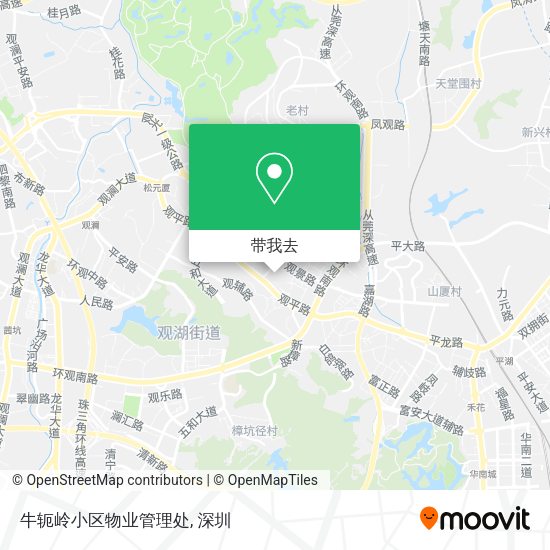 牛轭岭小区物业管理处地图