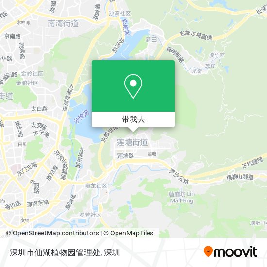 深圳市仙湖植物园管理处地图
