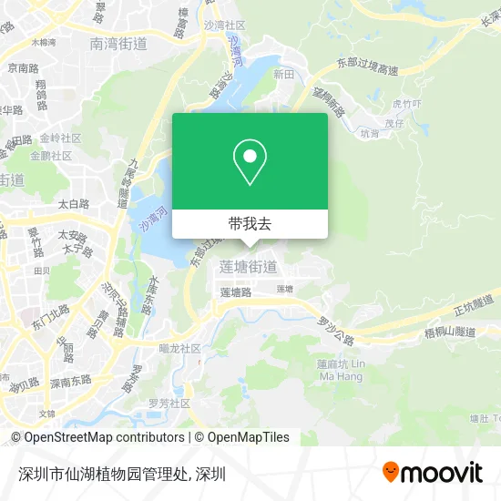 深圳市仙湖植物园管理处地图