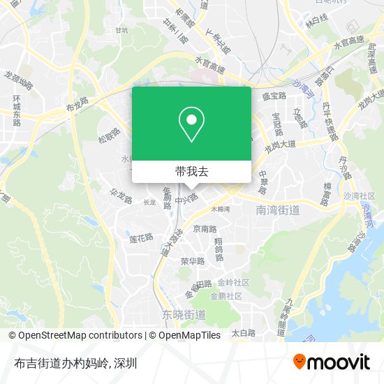 布吉街道办杓妈岭地图