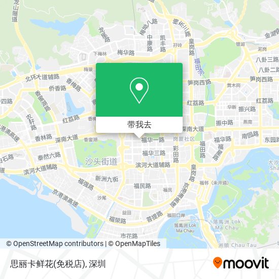 思丽卡鲜花(免税店)地图