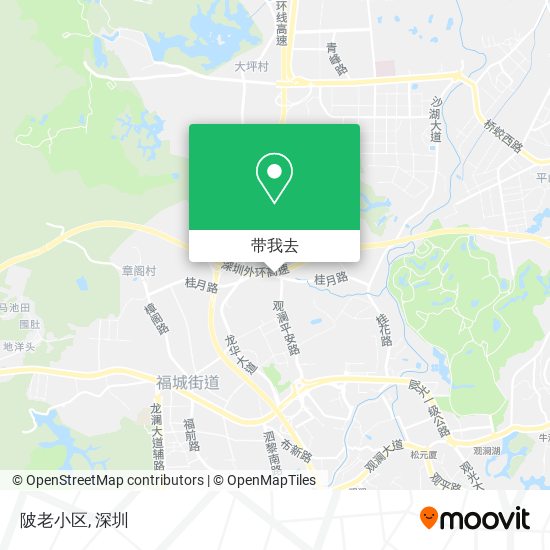 陂老小区地图