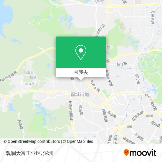 观澜大富工业区地图
