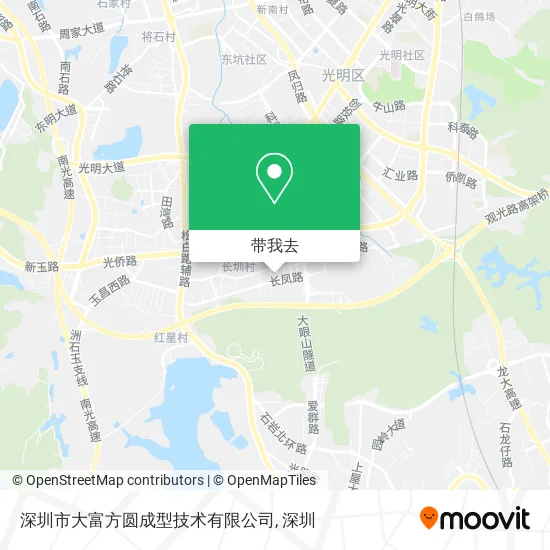 深圳市大富方圆成型技术有限公司地图
