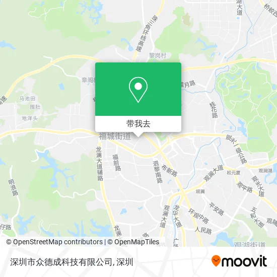 深圳市众德成科技有限公司地图