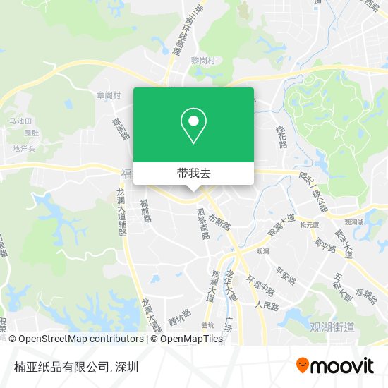 楠亚纸品有限公司地图