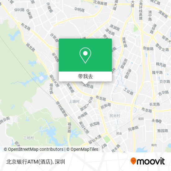 北京银行ATM(酒店)地图