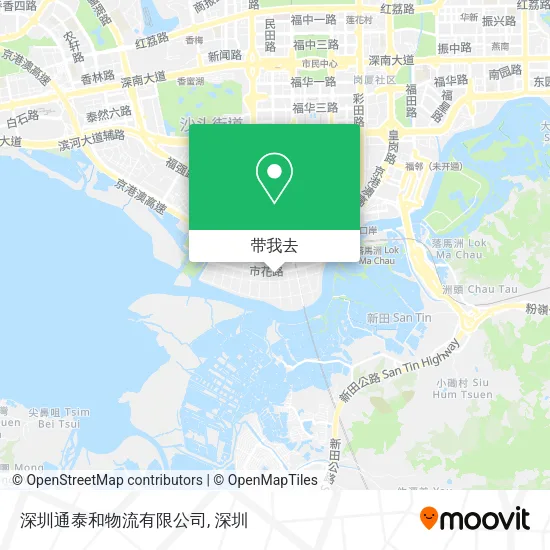 深圳通泰和物流有限公司地图