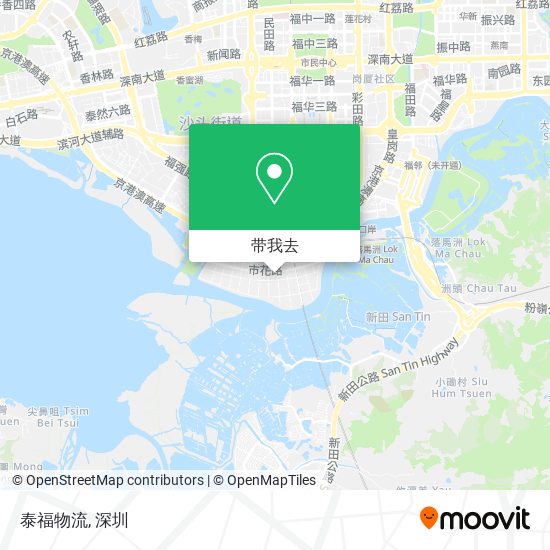 泰福物流地图