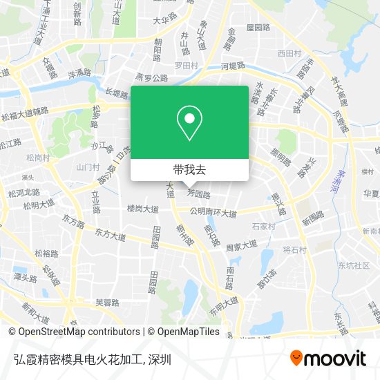 弘霞精密模具电火花加工地图