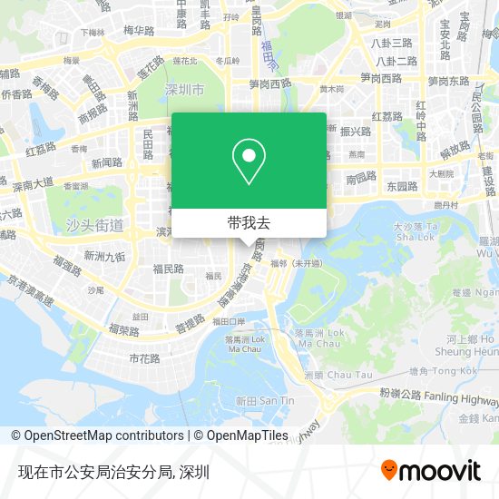 现在市公安局治安分局地图