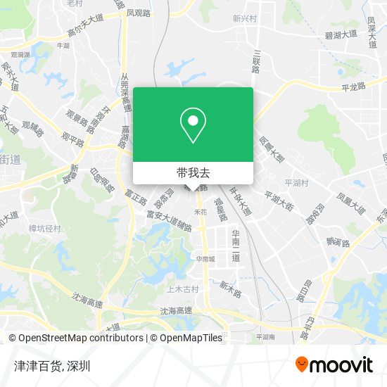 津津百货地图