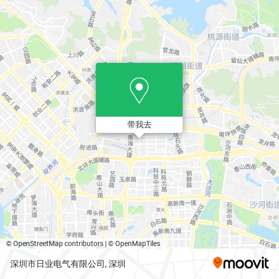 深圳市日业电气有限公司地图