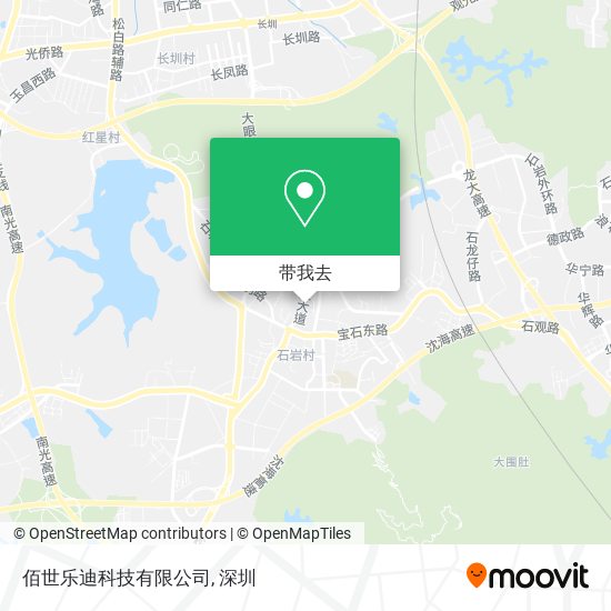 佰世乐迪科技有限公司地图