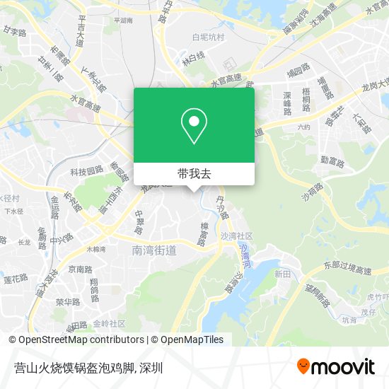 营山火烧馍锅盔泡鸡脚地图