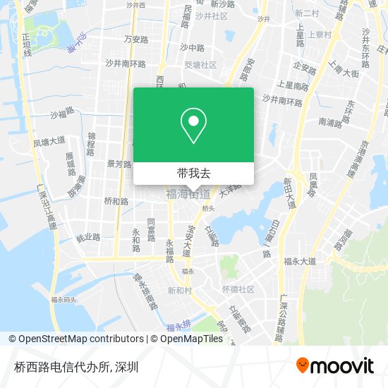 桥西路电信代办所地图