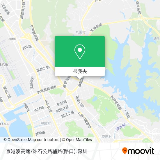 京港澳高速/洲石公路辅路(路口)地图