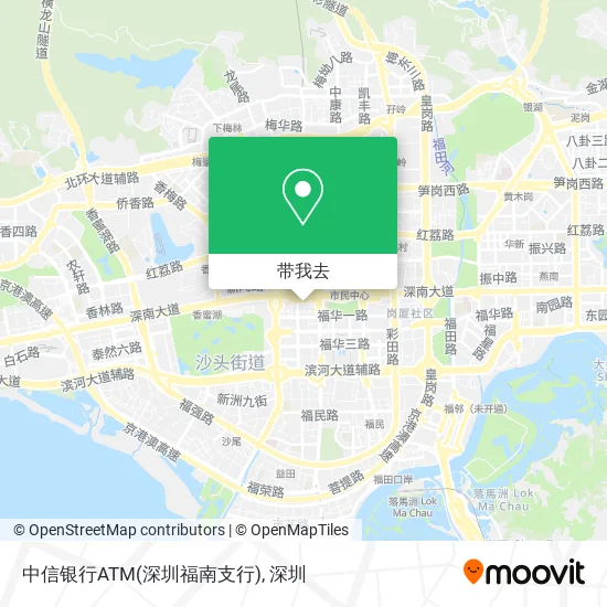 中信银行ATM(深圳福南支行)地图