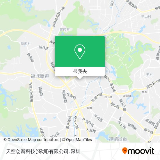 天空创新科技(深圳)有限公司地图