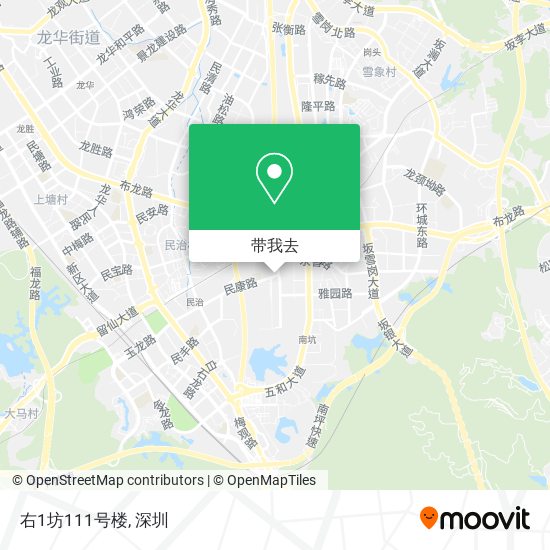 右1坊111号楼地图