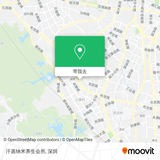 汗蒸纳米养生会所地图