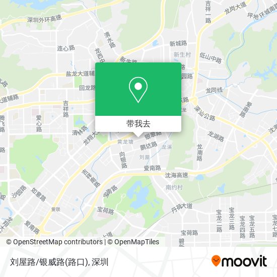 刘屋路/银威路(路口)地图
