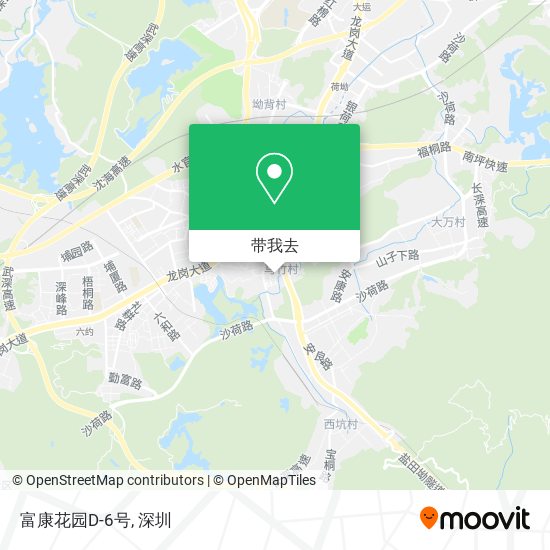 富康花园D-6号地图