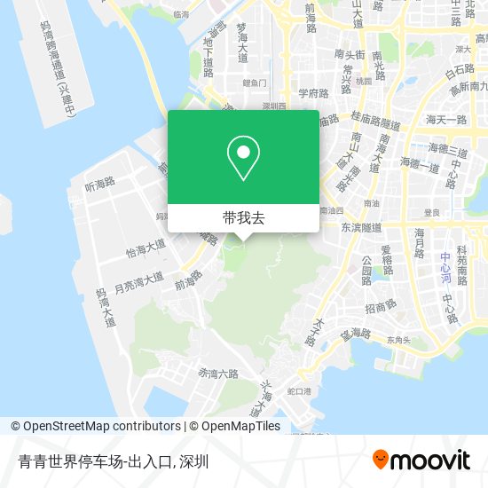 青青世界停车场-出入口地图