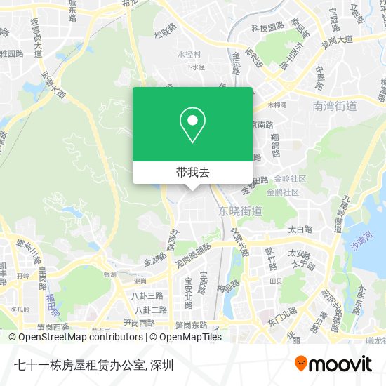 七十一栋房屋租赁办公室地图