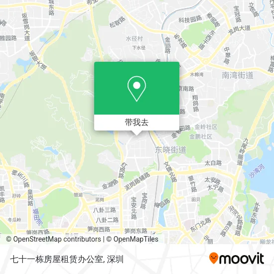 七十一栋房屋租赁办公室地图