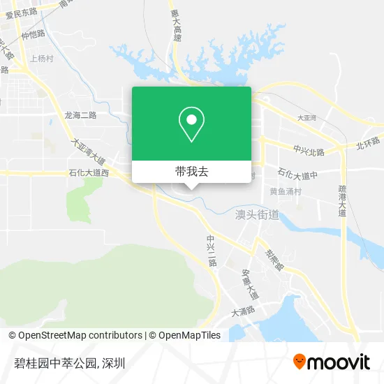 碧桂园中萃公园地图