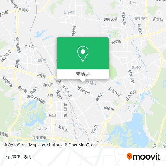 伍屋围地图