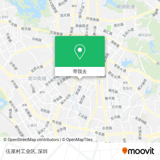 伍屋村工业区地图