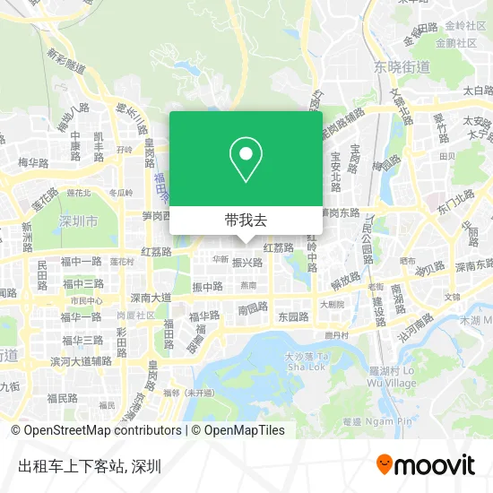 出租车上下客站地图