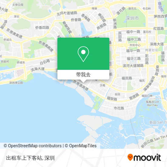 出租车上下客站地图