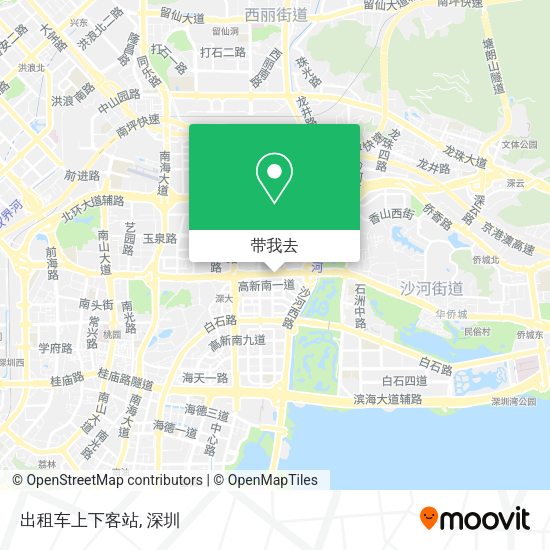 出租车上下客站地图