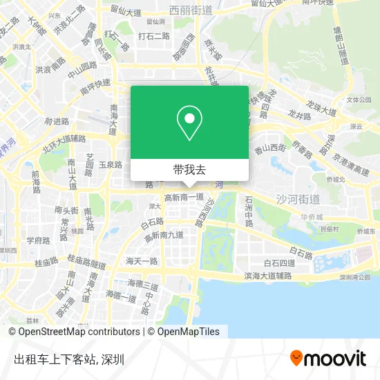 出租车上下客站地图
