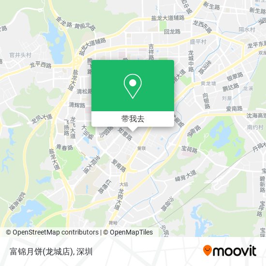 富锦月饼(龙城店)地图