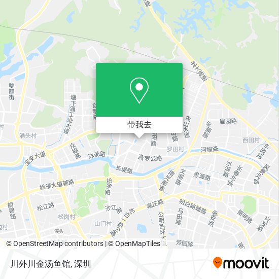 川外川金汤鱼馆地图