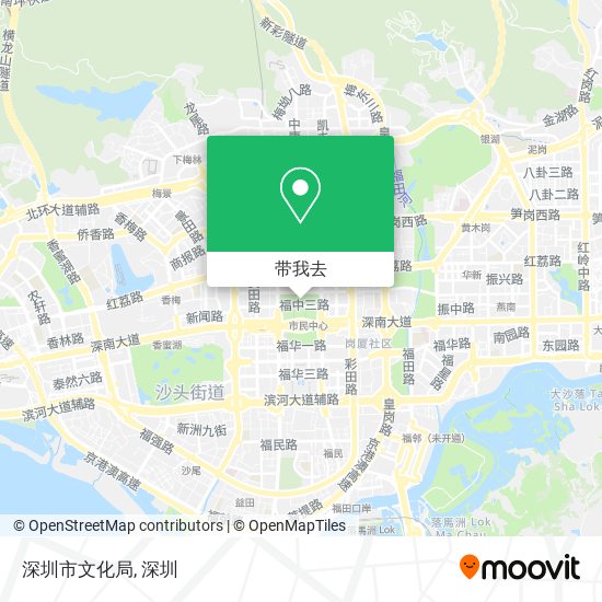 深圳市文化局地图