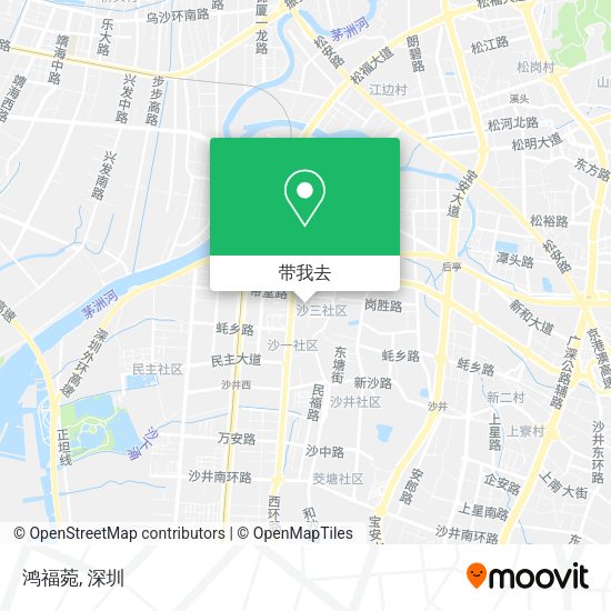 鸿福菀地图