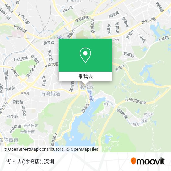 湖南人(沙湾店)地图