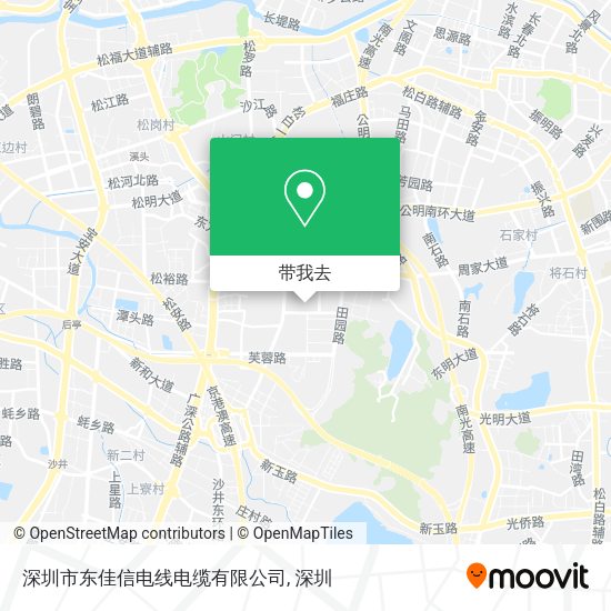深圳市东佳信电线电缆有限公司地图